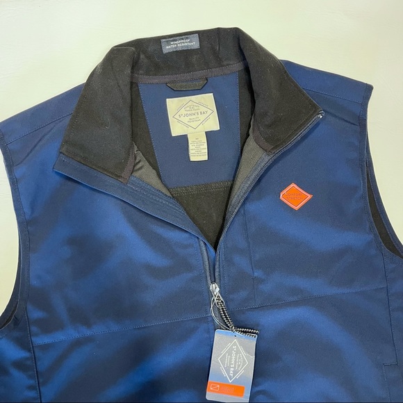 St. John’s Bay Comfort Stretch Windproof Water Resistant Vest Jacket Medium - Picture 4 of 10